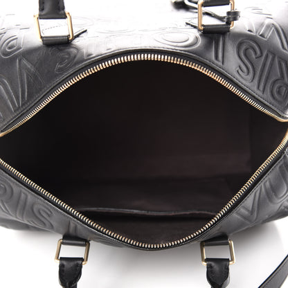 Louis Vuitton Calfskin Embossed Speedy Cube 30 Black 5 of 10