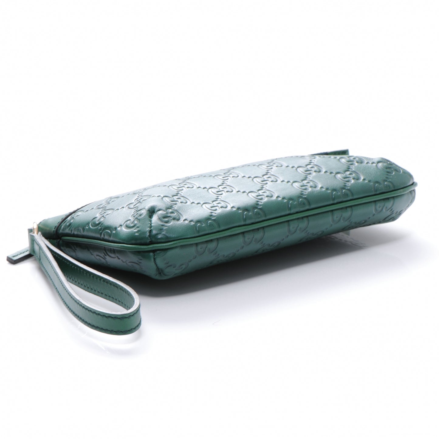 Guccissima Wristlet Green