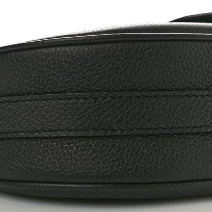 Louis Vuitton Grained Calfskin LV Pont 9 Soft PM Black 8 of 11