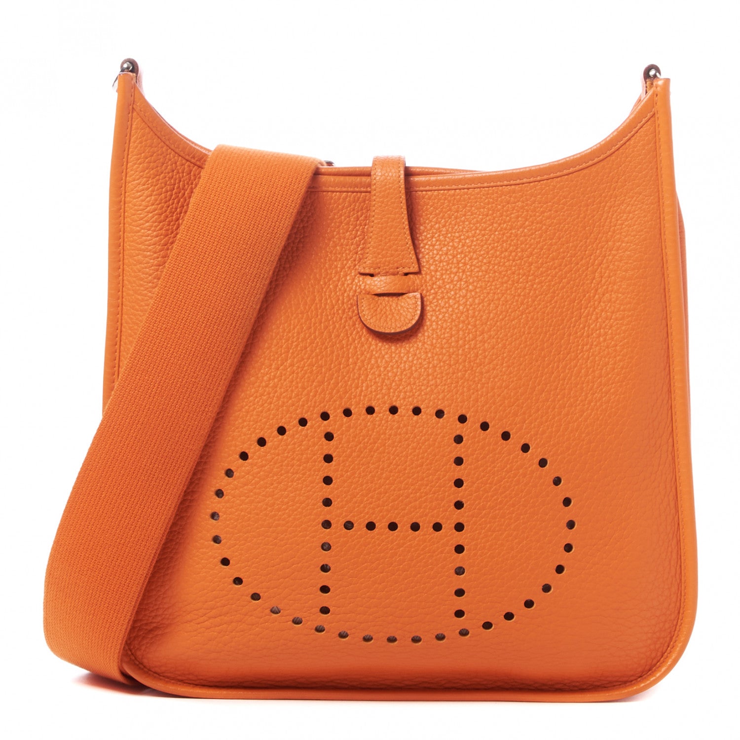 Hermes Taurillon Clemence Evelyne III PM Orange 1 of 8