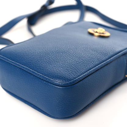 Versace Calfskin Medusa Messenger Bag Blue 8 of 8