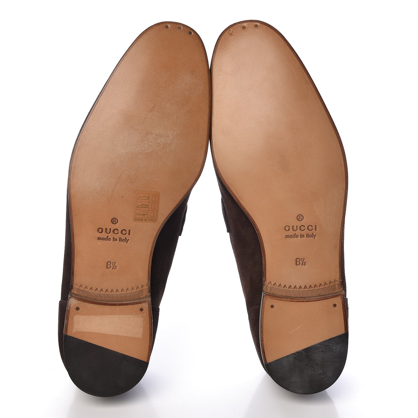 Suede Web Mens Horsebit Loafers 8.5 Cocoa