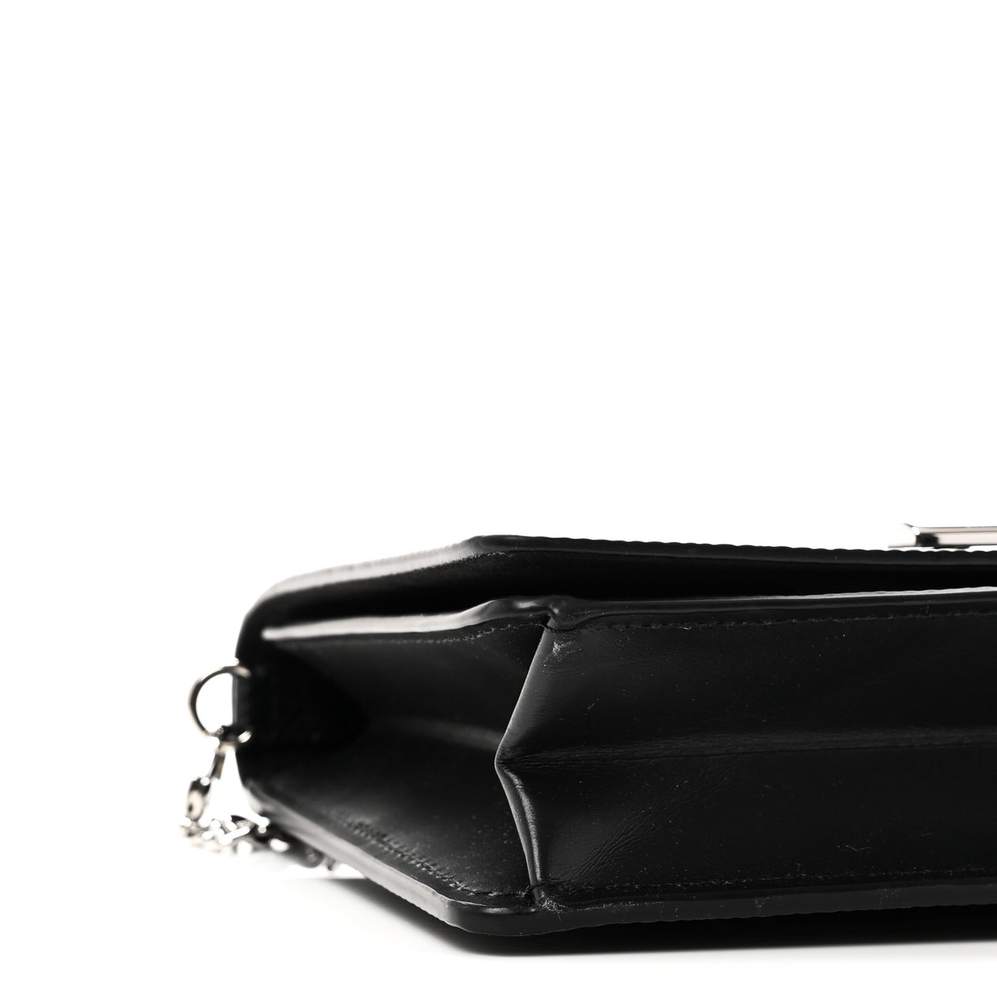 Epi Twist Belt Chain Wallet Black
