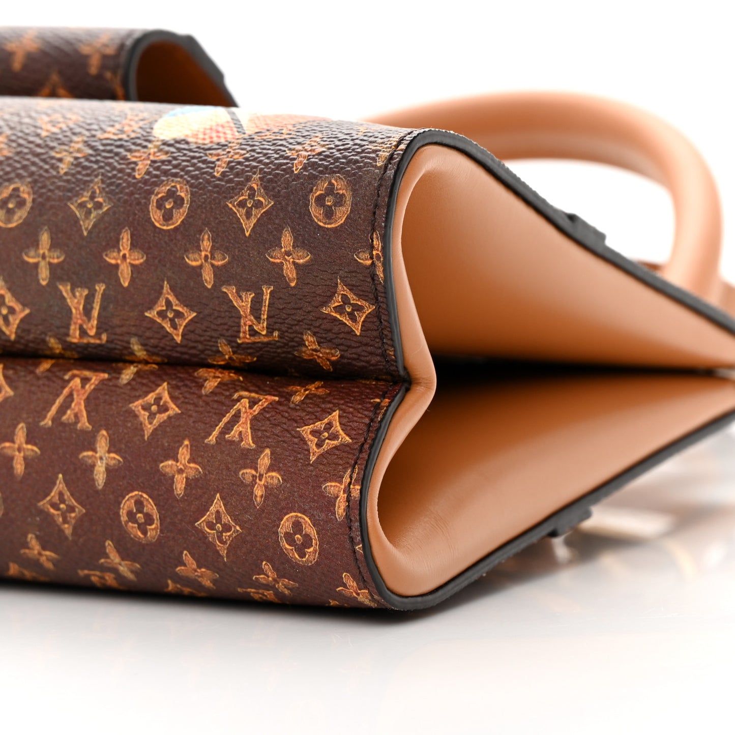 Calfskin Transformed Monogram Time Trunk Crown Frame Bag