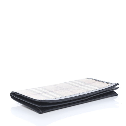 Burberry Haymarket Check Continental Wallet Chocolate 4 of 8
