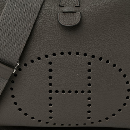 Hermes Taurillon Clemence Evelyne III GM Etain 8 of 10