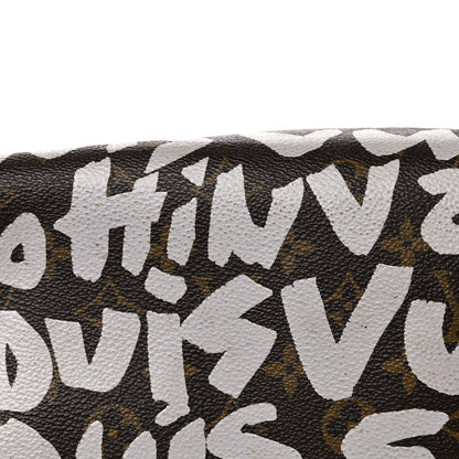 Louis Vuitton Monogram Graffiti Speedy 30 Silver 24 of 29