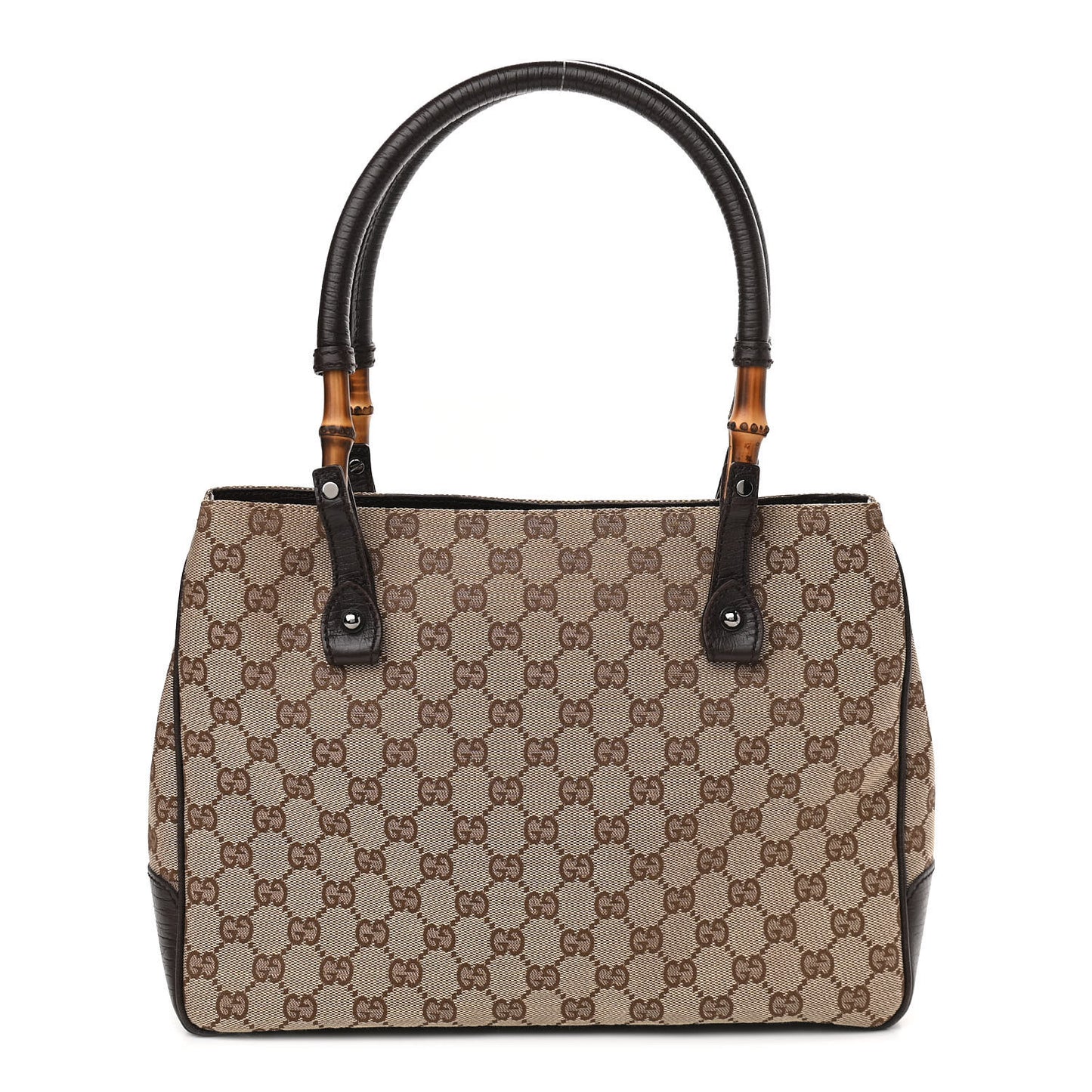 Monogram Small Bamboo Tote Brown