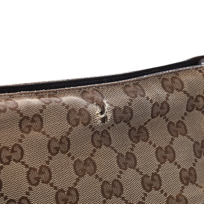 Gucci Monogram Flat Messenger Bag Dark Brown 5 of 5