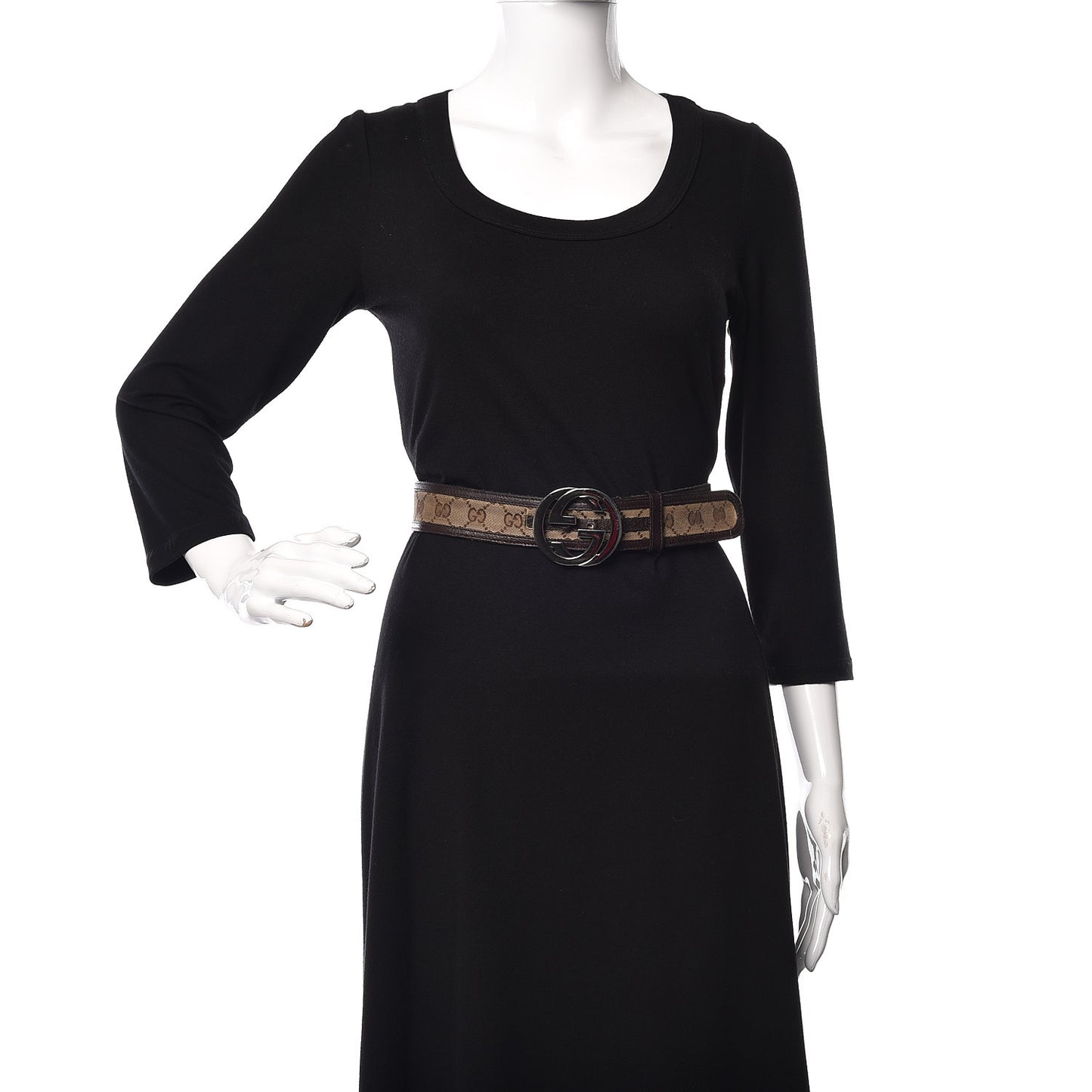 Monogram Interlocking G Belt 105 42 Brown