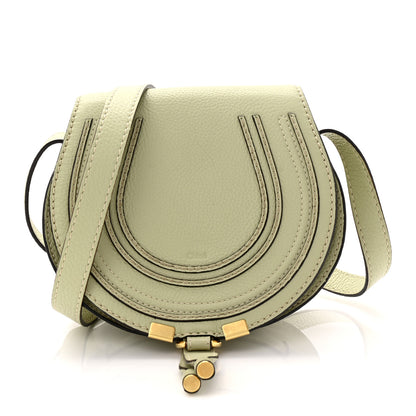 Chloe Calfskin Mini Marcie Round Crossbody Bag Light Eucalyptus 1 of 10