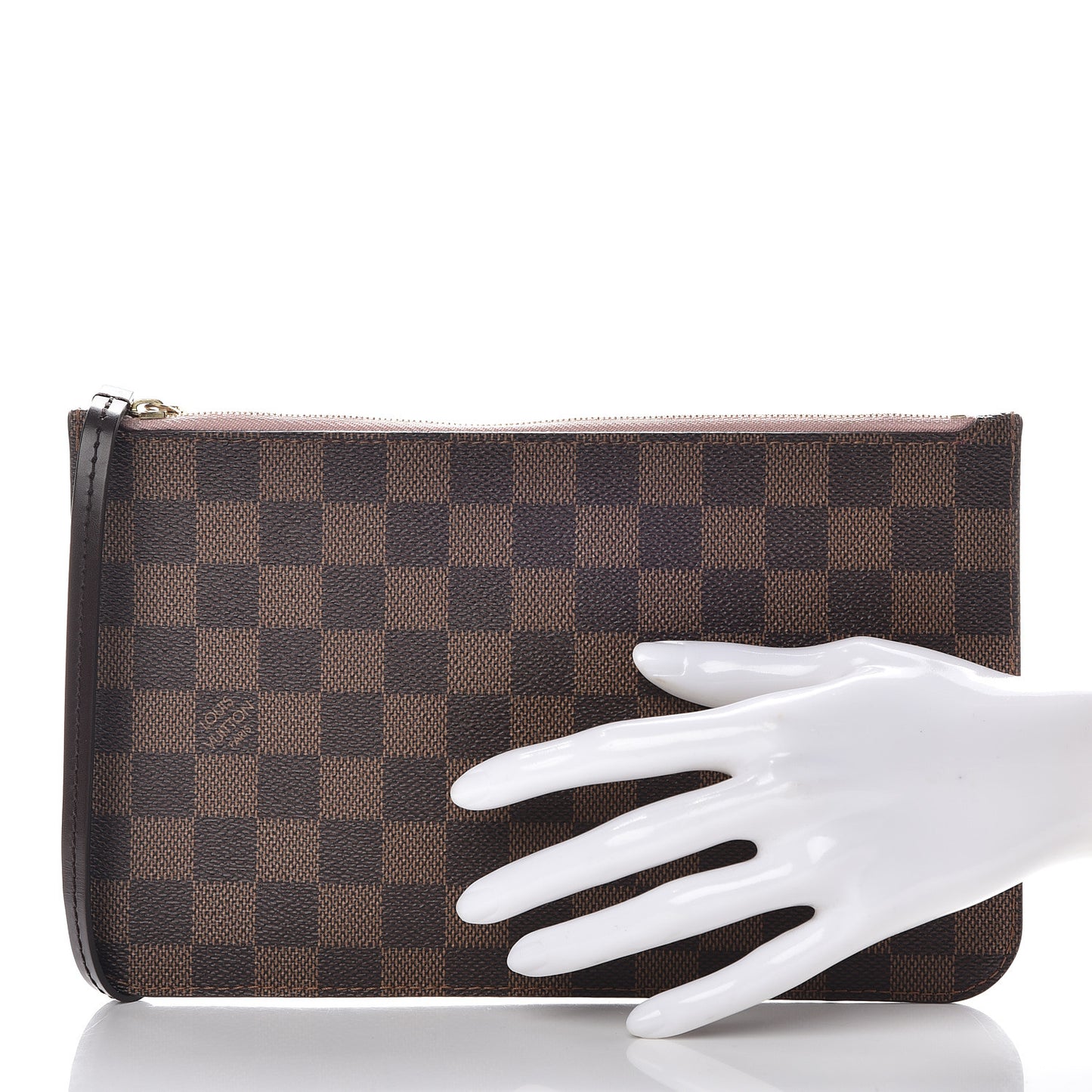 Damier Ebene Neverfull MM GM Pochette Rose Ballerine