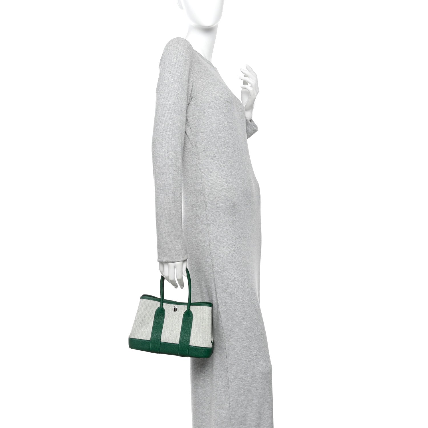Hermes H Viking Negonda Neo Garden 23 Ecru Vert Moyen 2 of 10