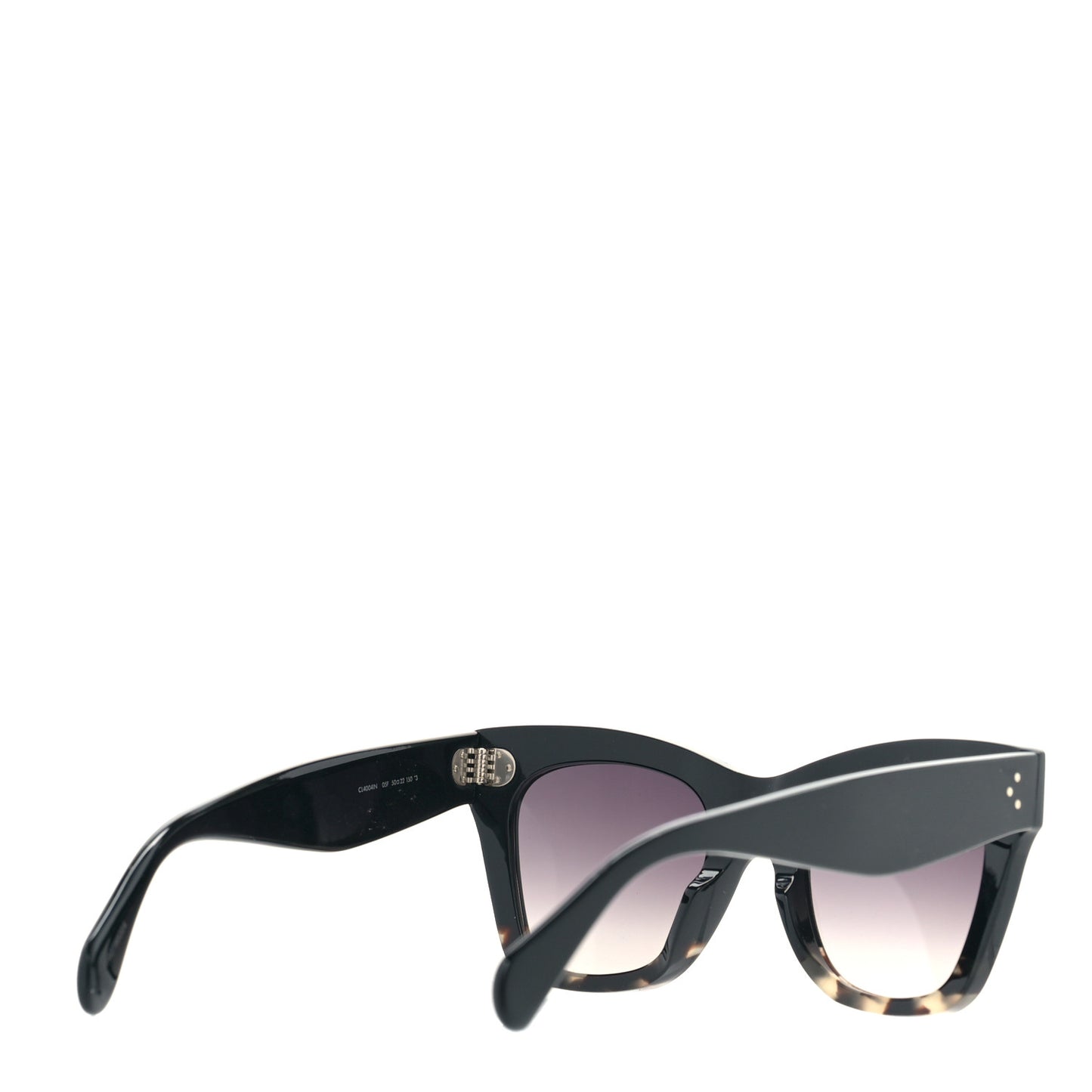 Acetate Polarized Cat Eye Sunglasses CL4004IN Havana Black