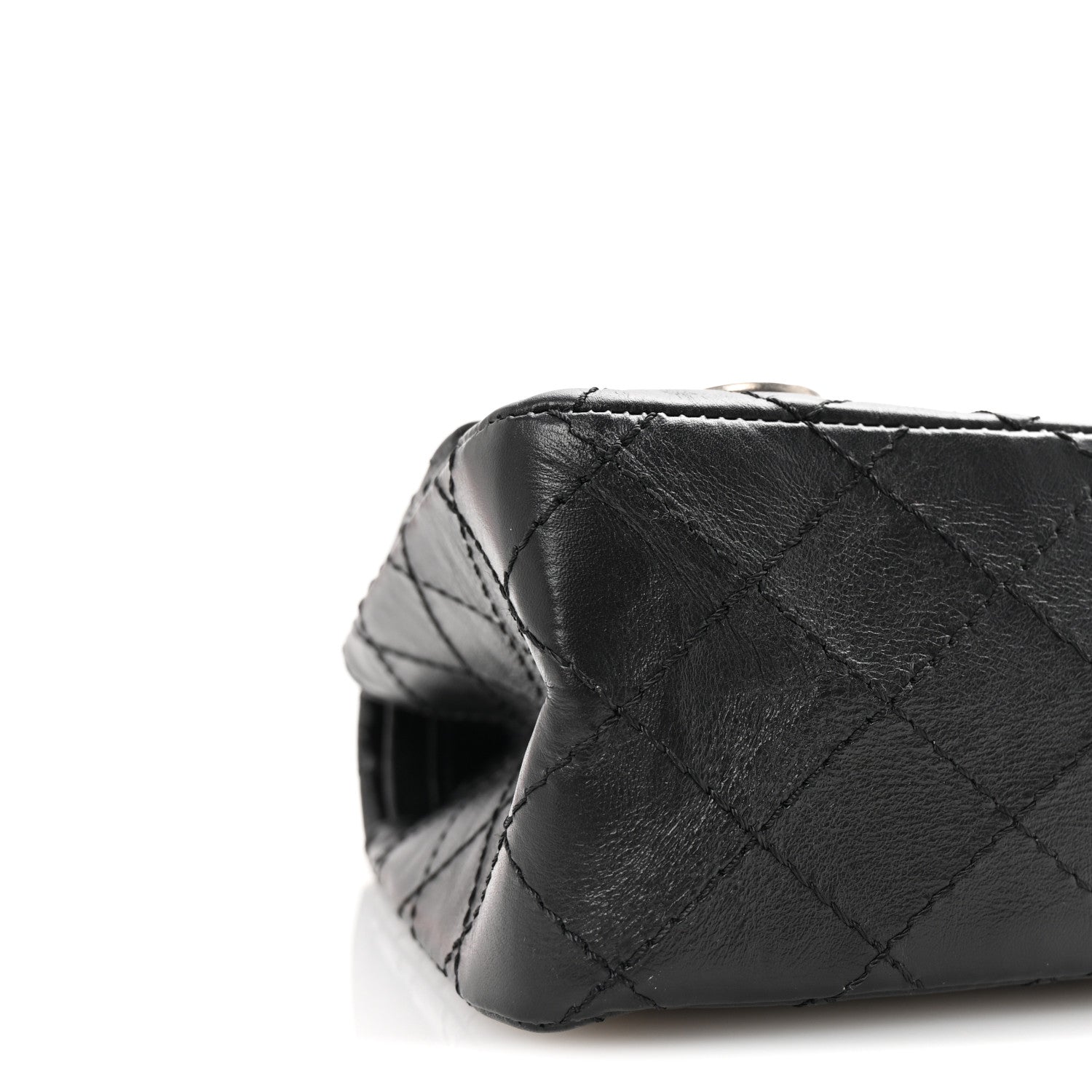 Chanel Aged Calfskin Lucky Charms 2.55 Reissue 225 Flap Black 9 of 10
