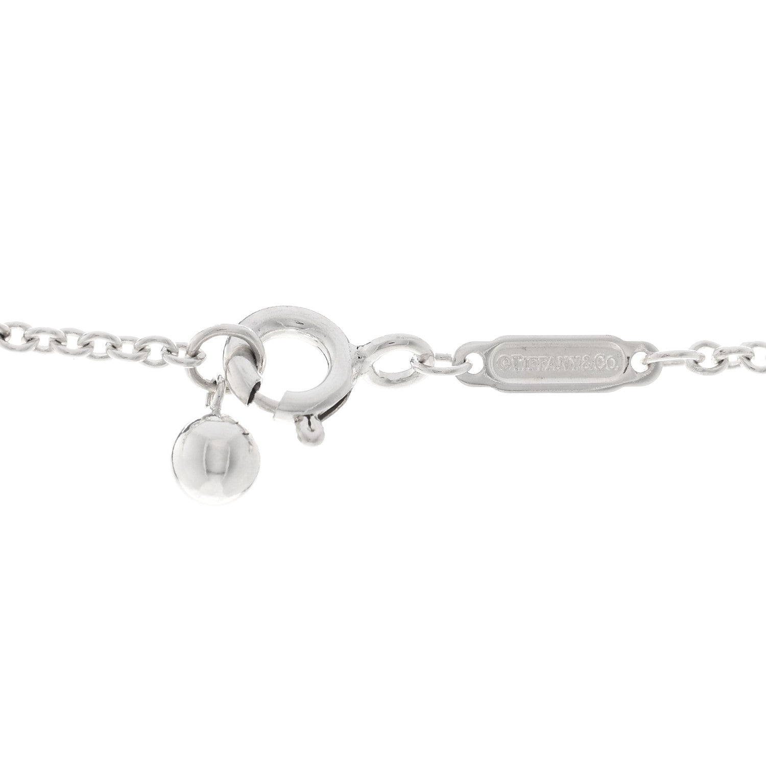 Tiffany Sterling Silver 1.2mm Bead Chain Necklace 30" 4 of 5