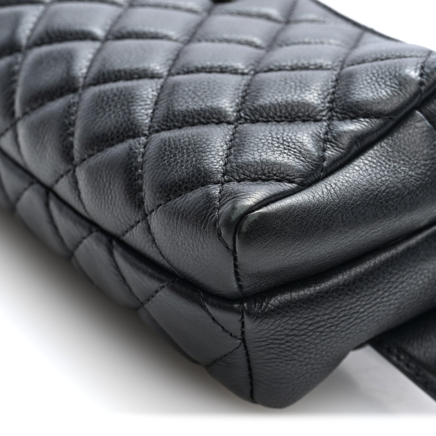 Chanel Calfskin Quilted Waist Bag Black 9 of 9