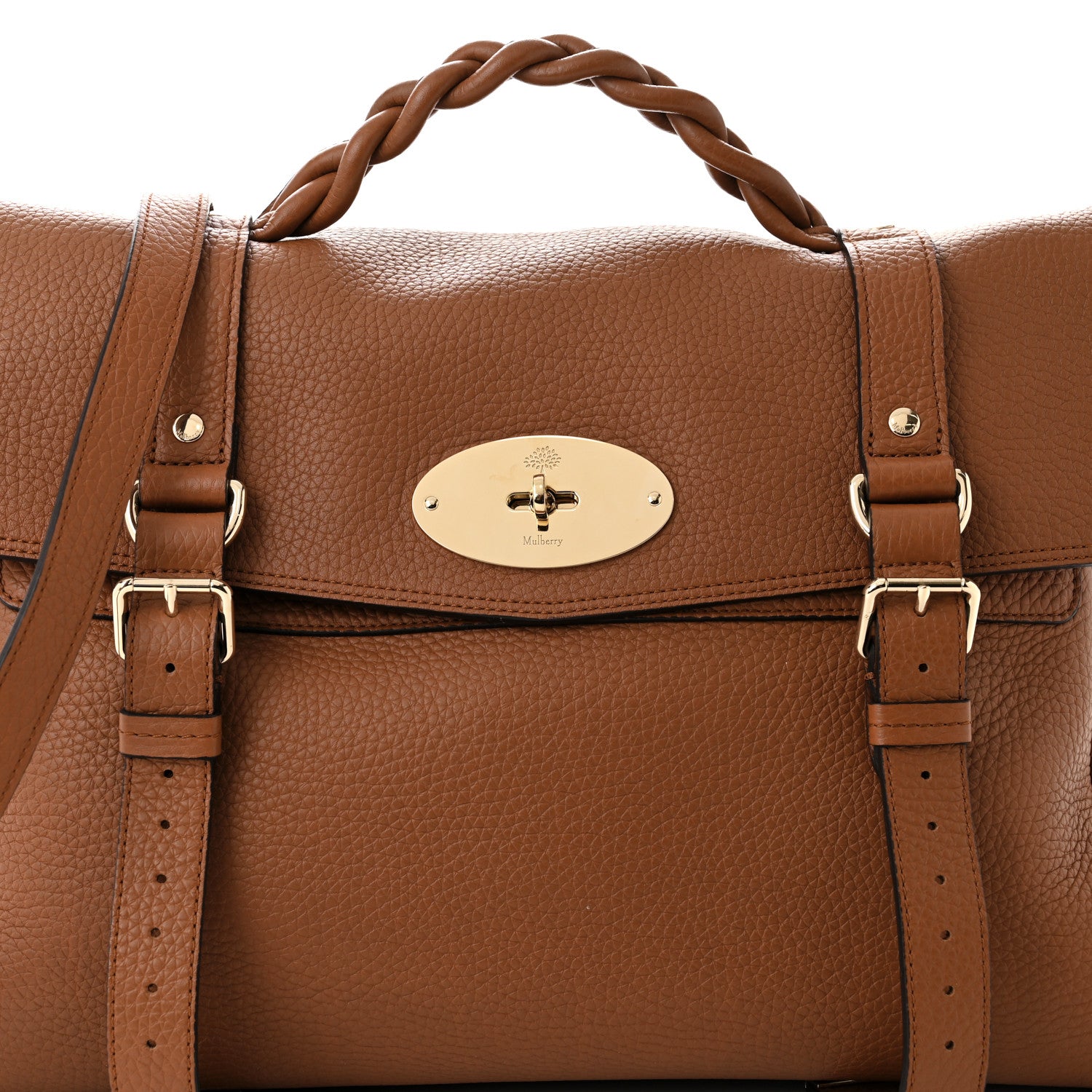 Mulberry Heavy Grain Oversized Alexa Chestnut 7 of 9