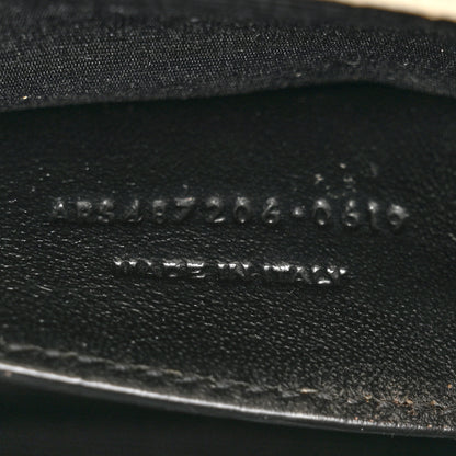 Saint Laurent Grain De Poudre Medium Triquilt Monogram Satchel Crema Soft 7 of 16