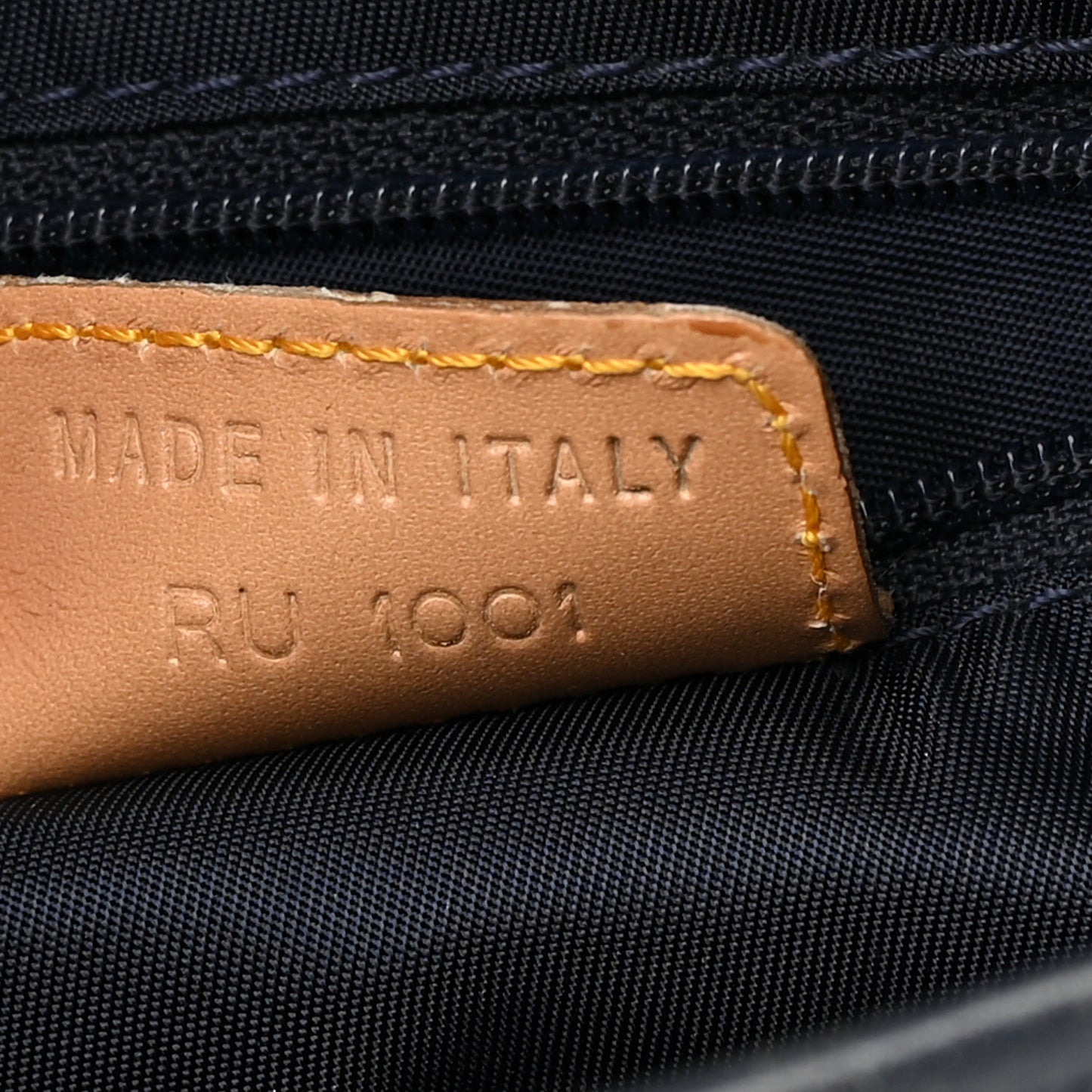 Denim Calfskin Saddle Bag Blue