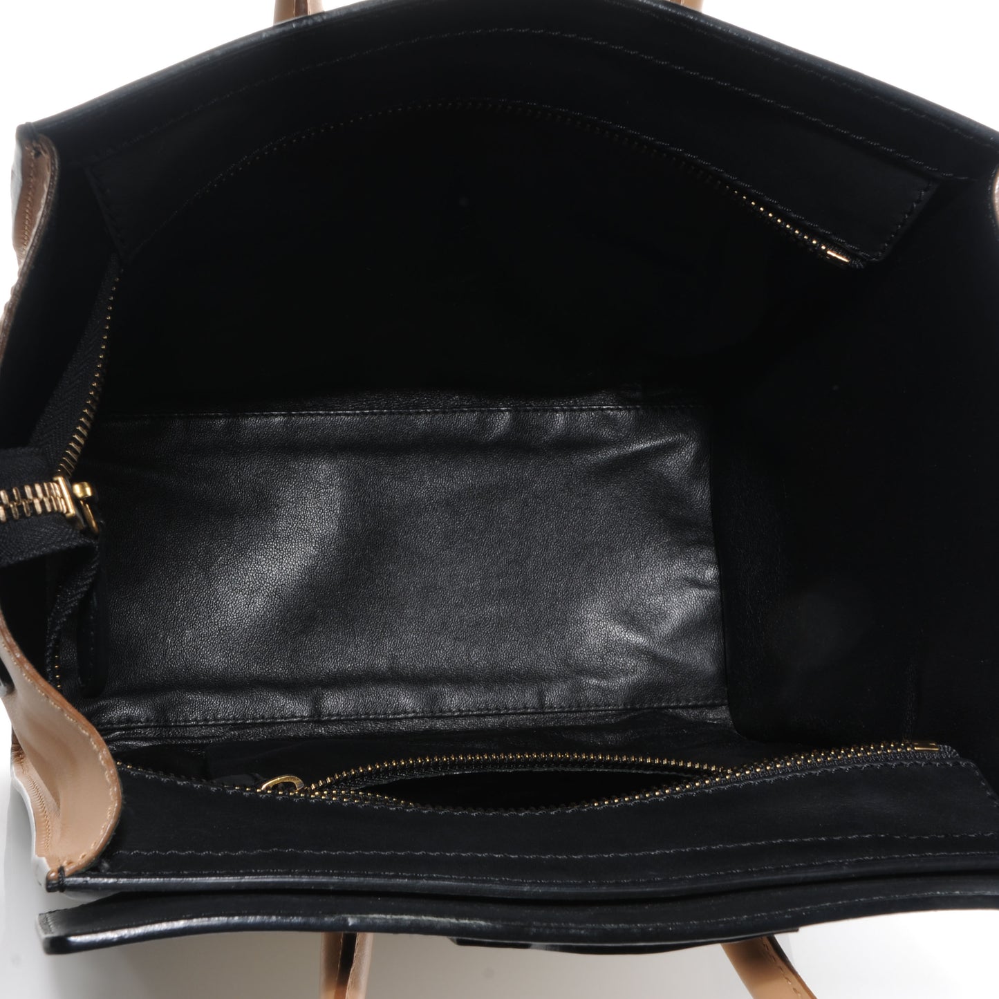 Shrunken Lambskin and Smooth Calfskin Micro Tri-Color Luggage