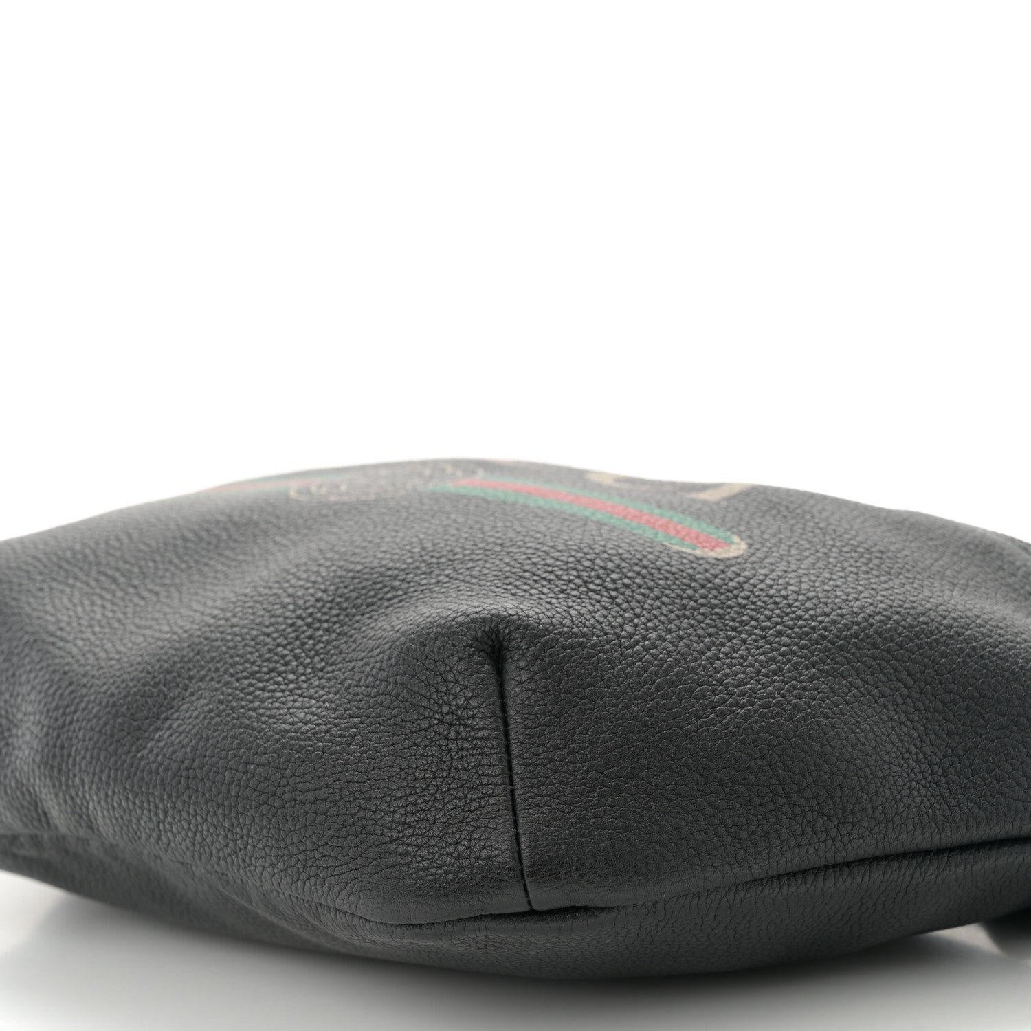 Gucci Grained Calfskin Logo Belt Bag Black 10 of 10