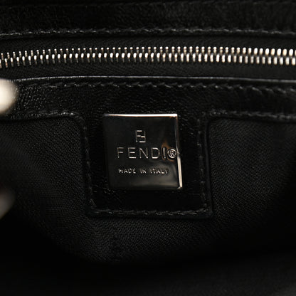 Fendi Calf Hair Leopard Print Shoulder Bag Brown Black 6 of 19