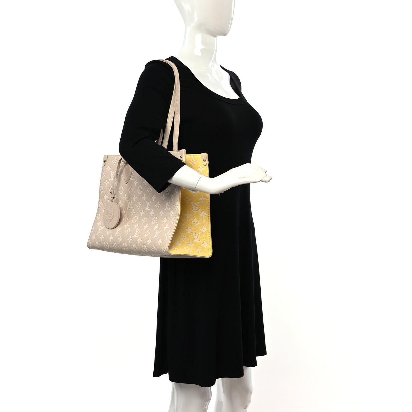 Empreinte Monogram Spring In The City Onthego MM Beige Pink Yellow