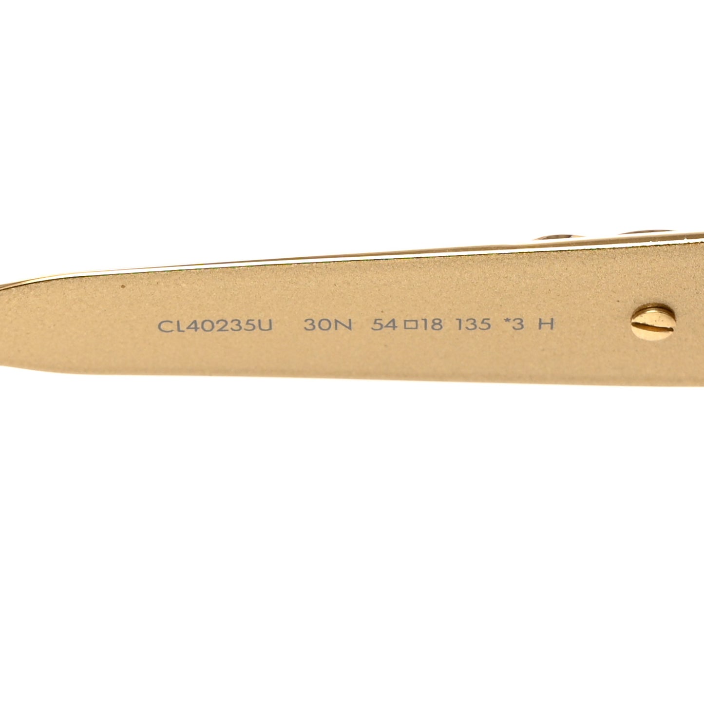 Metal Triomphe 01 Sunglasses CL40235U Gold Green