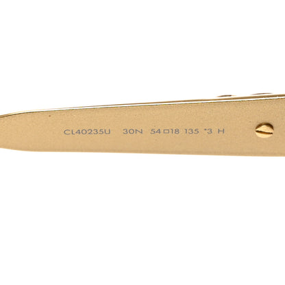 Celine Metal Triomphe 01 Sunglasses CL40235U Gold Green 5 of 7