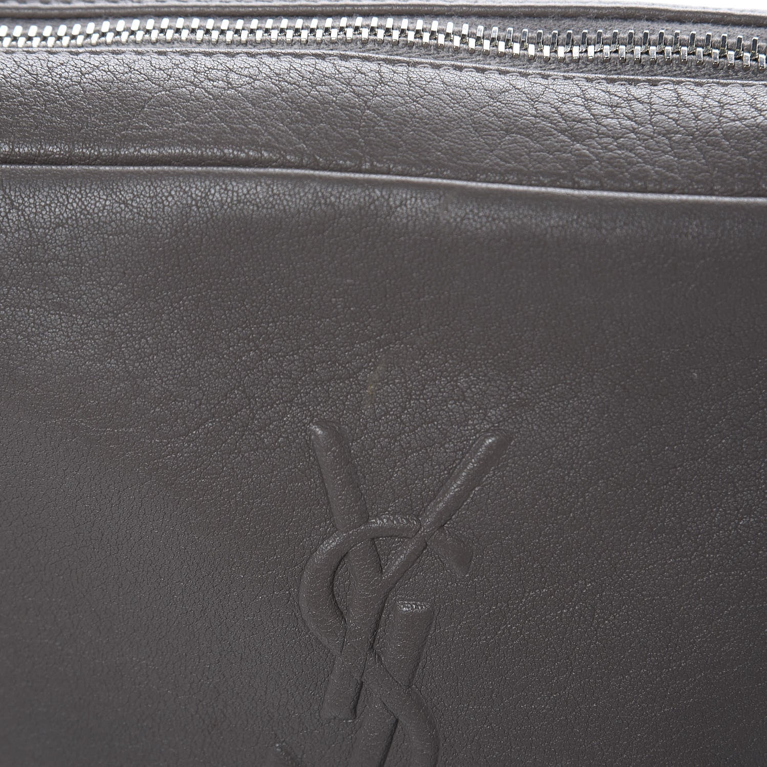 Saint Laurent Lambskin Monogram Small Lou Camera Bag Asphalt 8 of 12