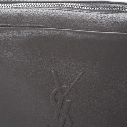 Saint Laurent Lambskin Monogram Small Lou Camera Bag Asphalt 8 of 12