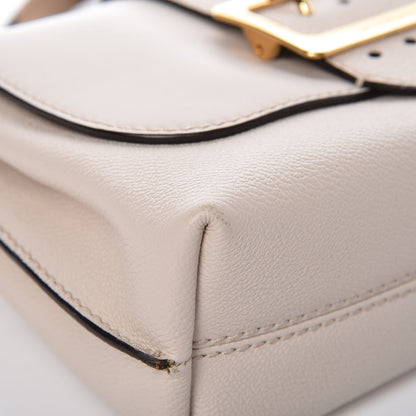 Burberry Soft Grain Calfskin Small Medley Crossbody Limestone 9 of 14