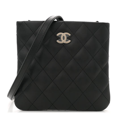 Chanel Lambskin Quilted Crossbody Bag Black 1 of 10