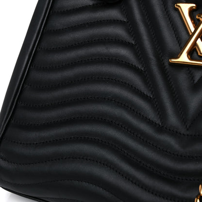 Louis Vuitton Calfskin New Wave Chain Tote Black 11 of 14