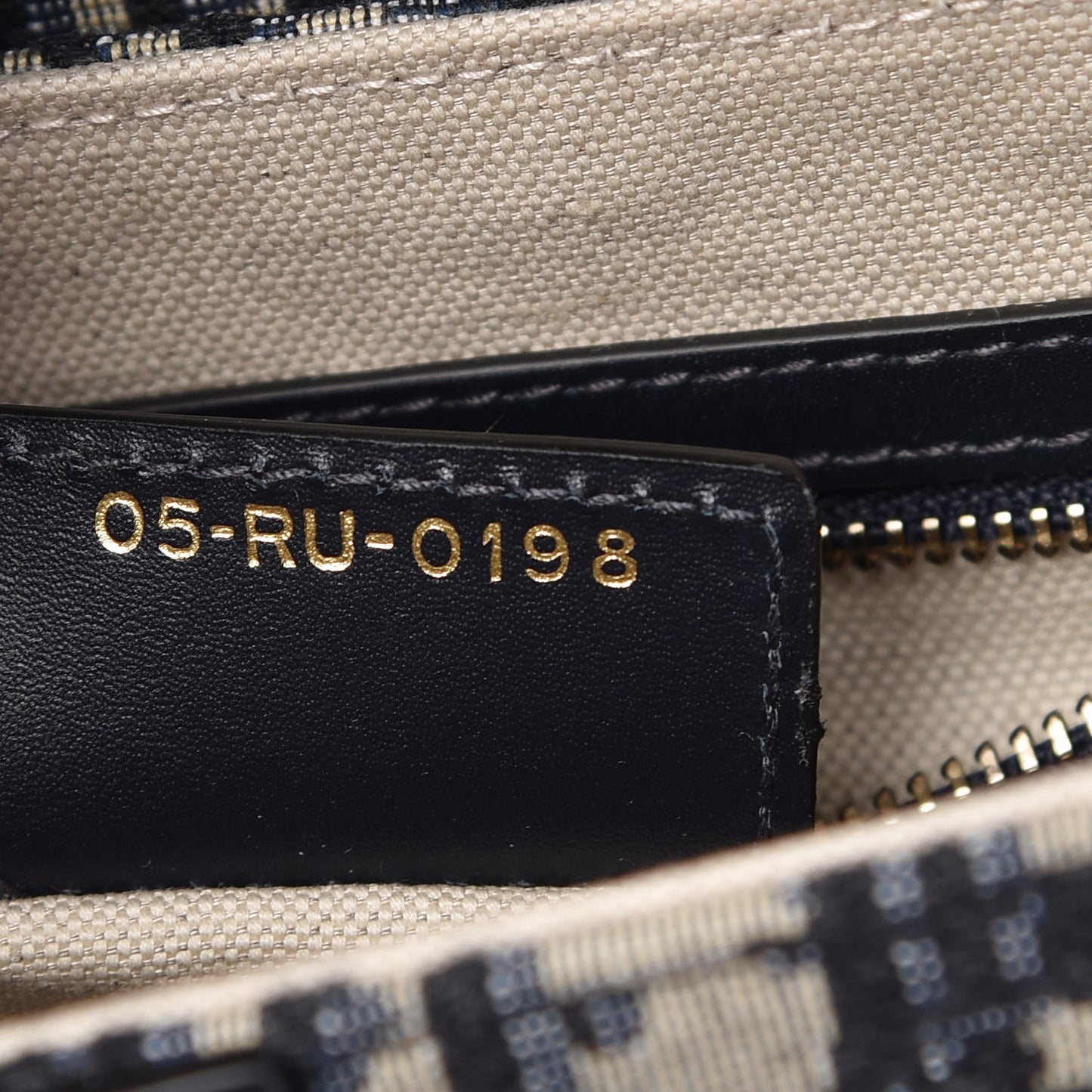 Oblique Saddle Bag Blue