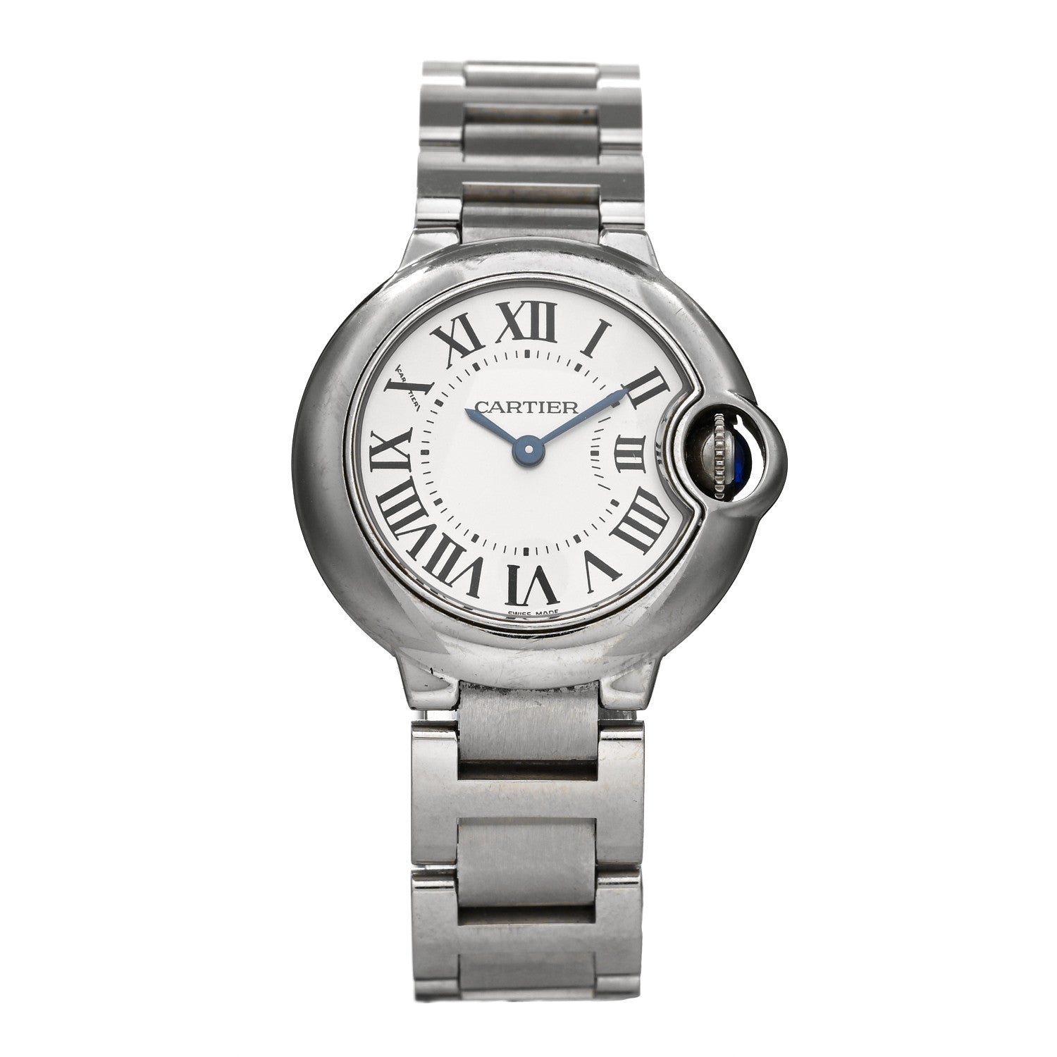 Cartier Stainless Steel 28mm Ballon Bleu De Cartier Quartz Watch 1 of 5