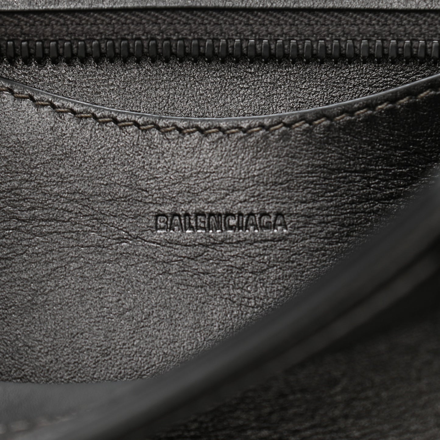 Smooth Calfskin Neo Classic Black Hardware Mini City Gunmetal