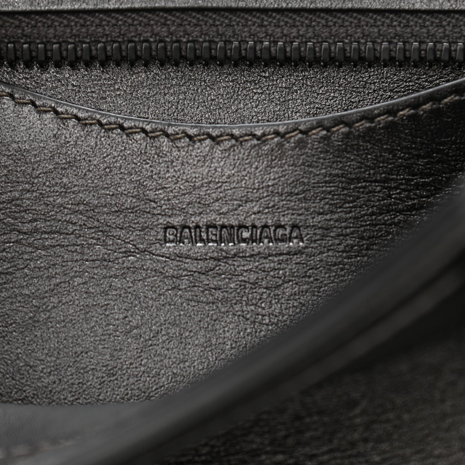 Balenciaga Smooth Calfskin Neo Classic Black Hardware Mini City Gunmetal 6 of 11