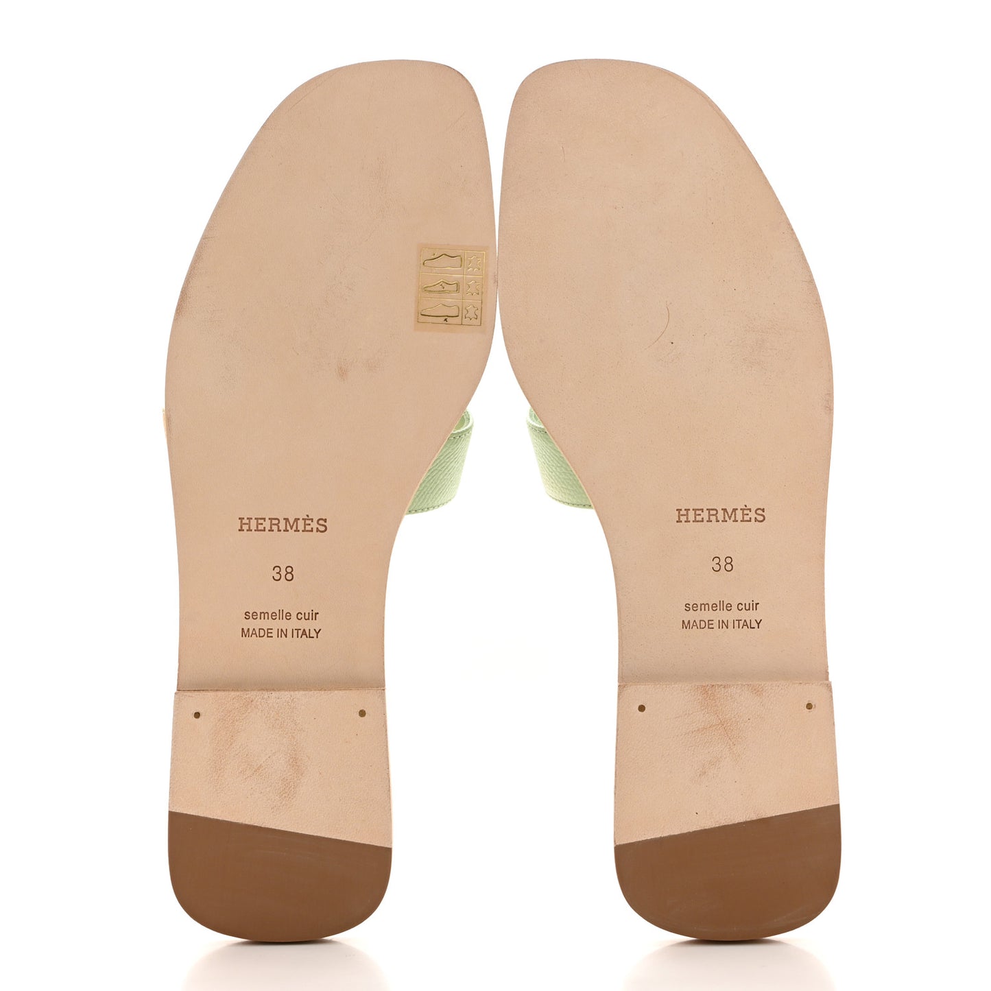 Epsom Oran Sandals 38 Vert Jade
