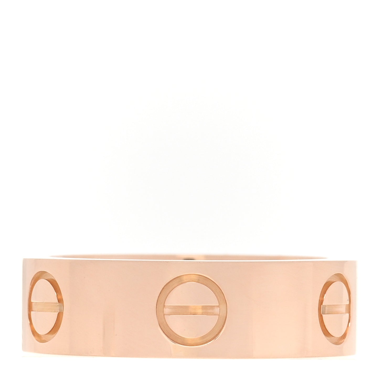18K Pink Gold 5.5mm LOVE Ring 50 5.25