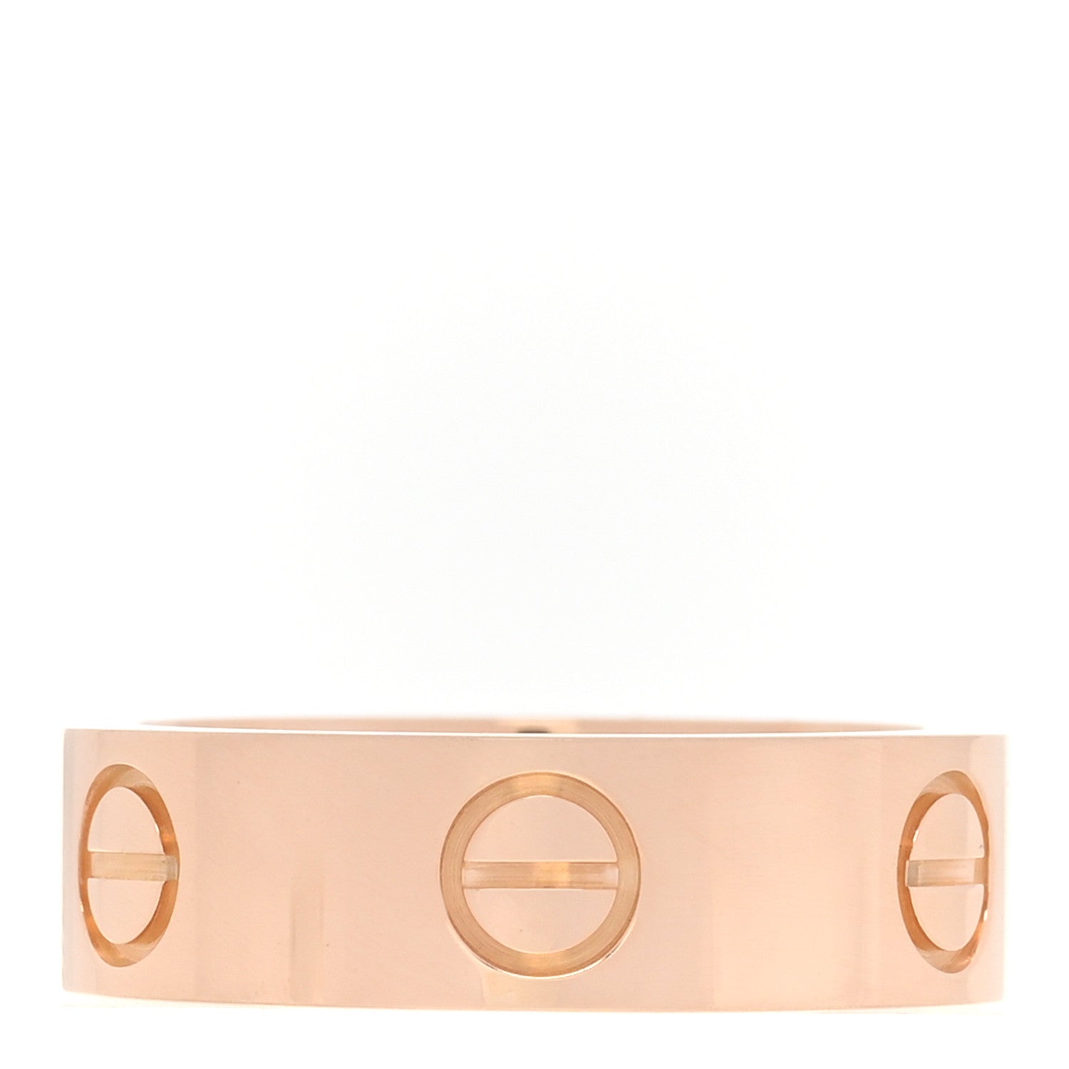 Cartier 18K Pink Gold 5.5mm LOVE Ring 50 5.25 3 of 4
