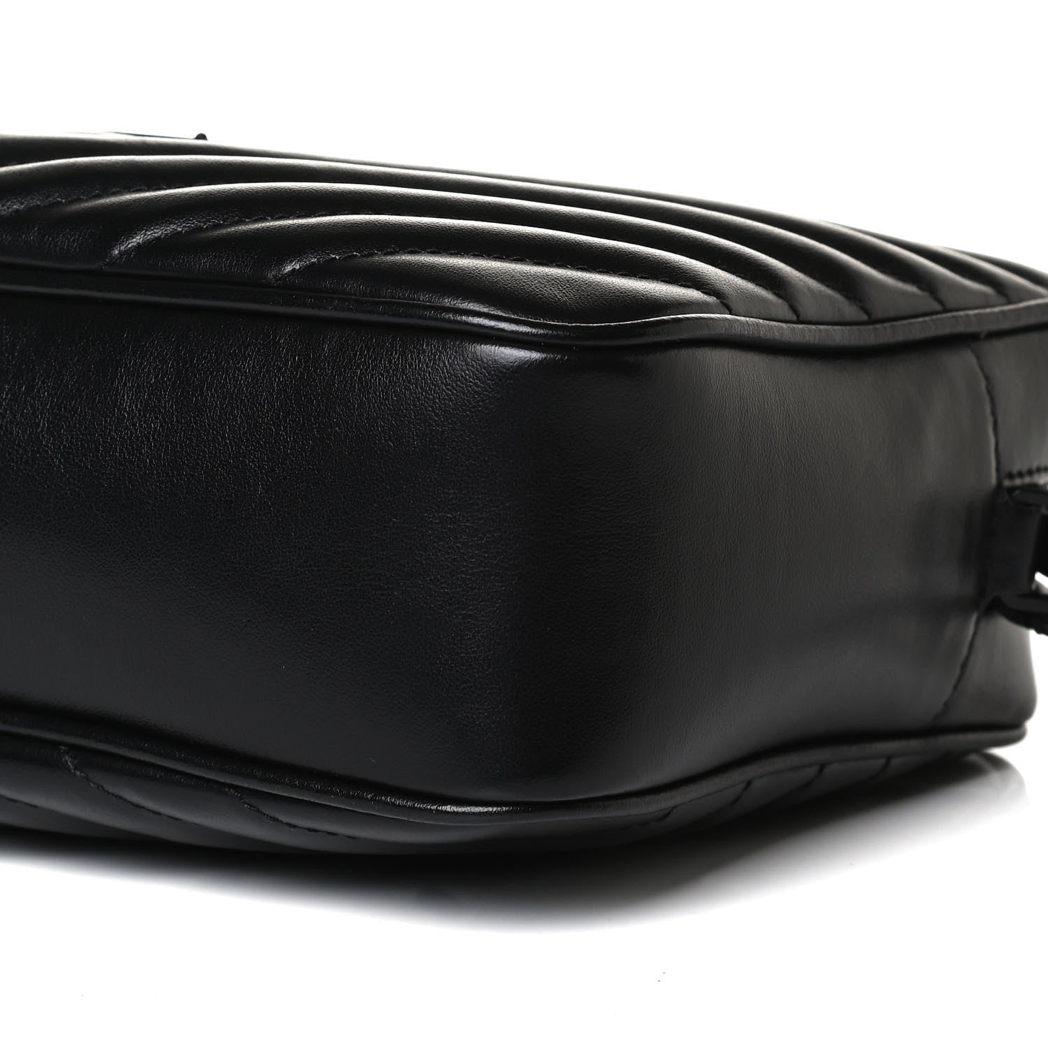 Saint Laurent Calfskin Matelasse Monogram Lou Camera Bag Black 10 of 16