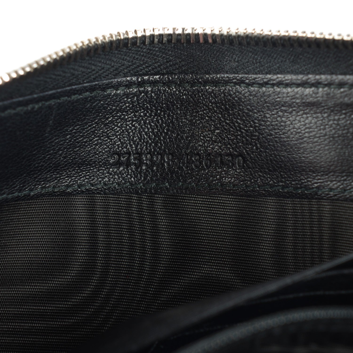 Alexander McQueen Lambskin Skull Continental Zip Wallet Black 6 of 7
