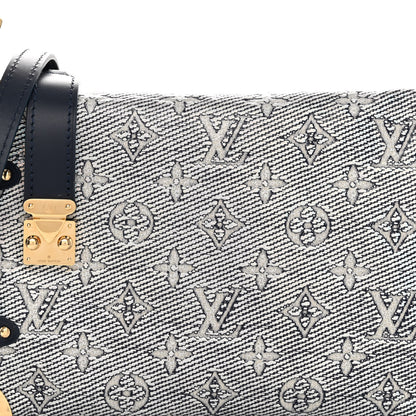Louis Vuitton Monoglam Side Trunk MM Blue 6 of 8