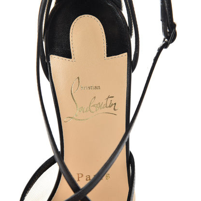 Christian Louboutin Kid Rete Theodorella 100 Pump 36.5 Black 6 of 10