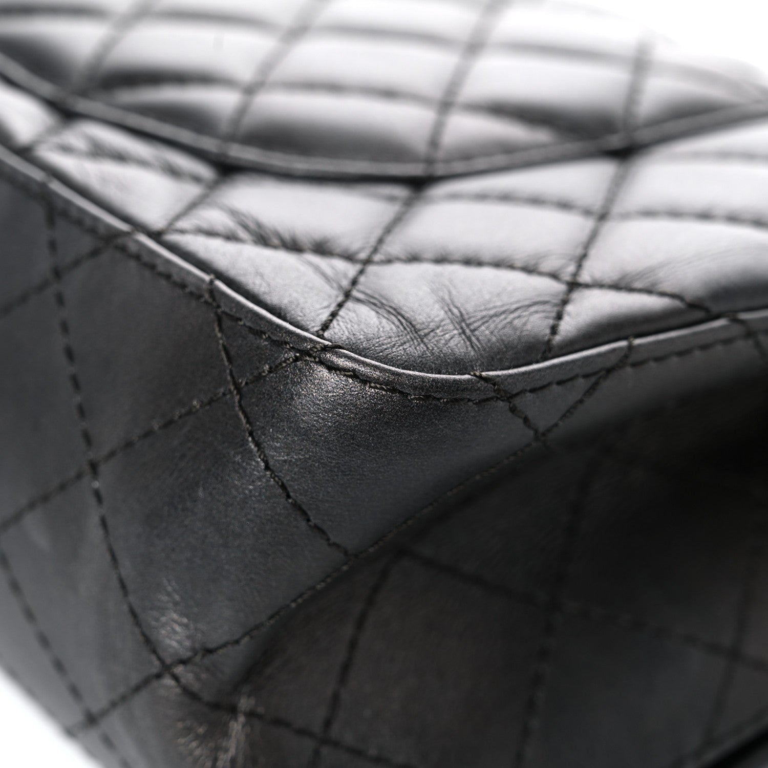 Chanel Metallic Calfskin Quilted 2.55 Reissue 226 Flap Charcoal 11 of 21