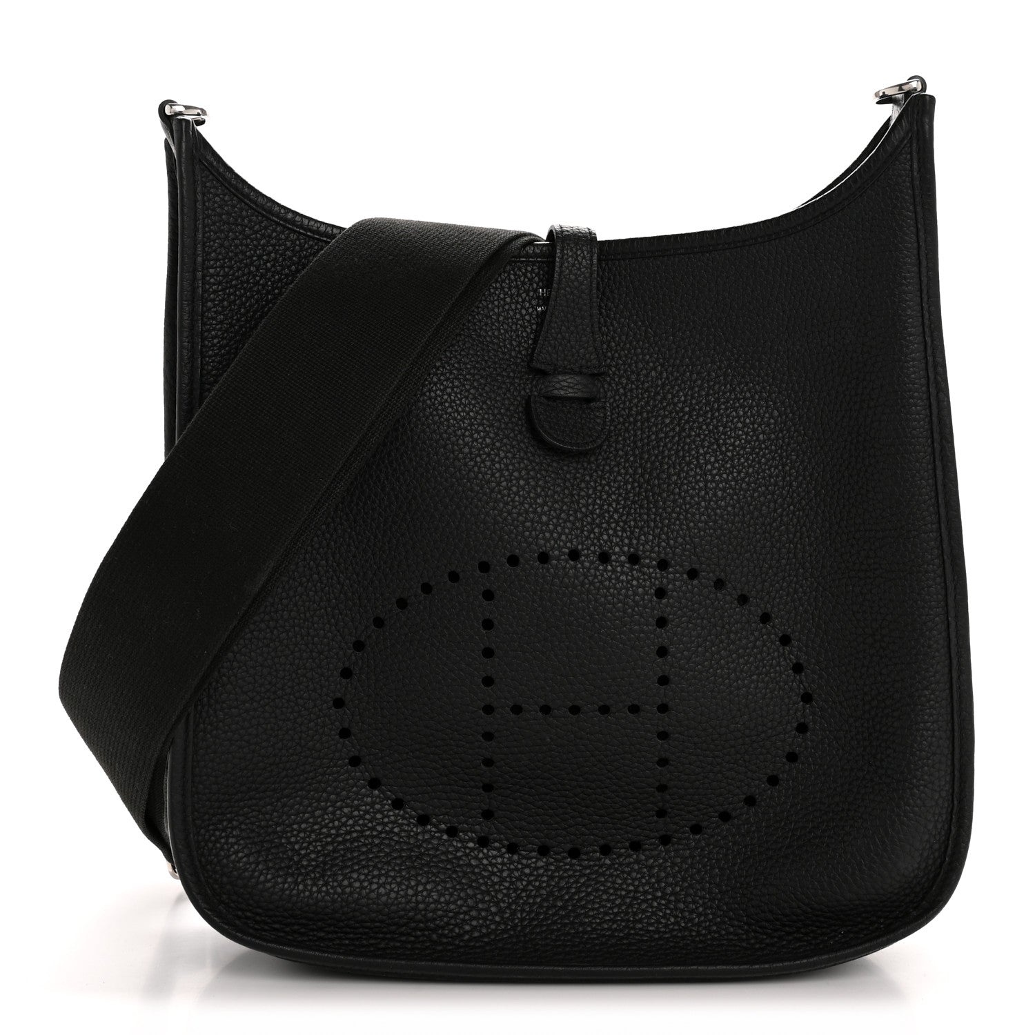 Hermes Taurillon Clemence Evelyne III PM Black 1 of 13
