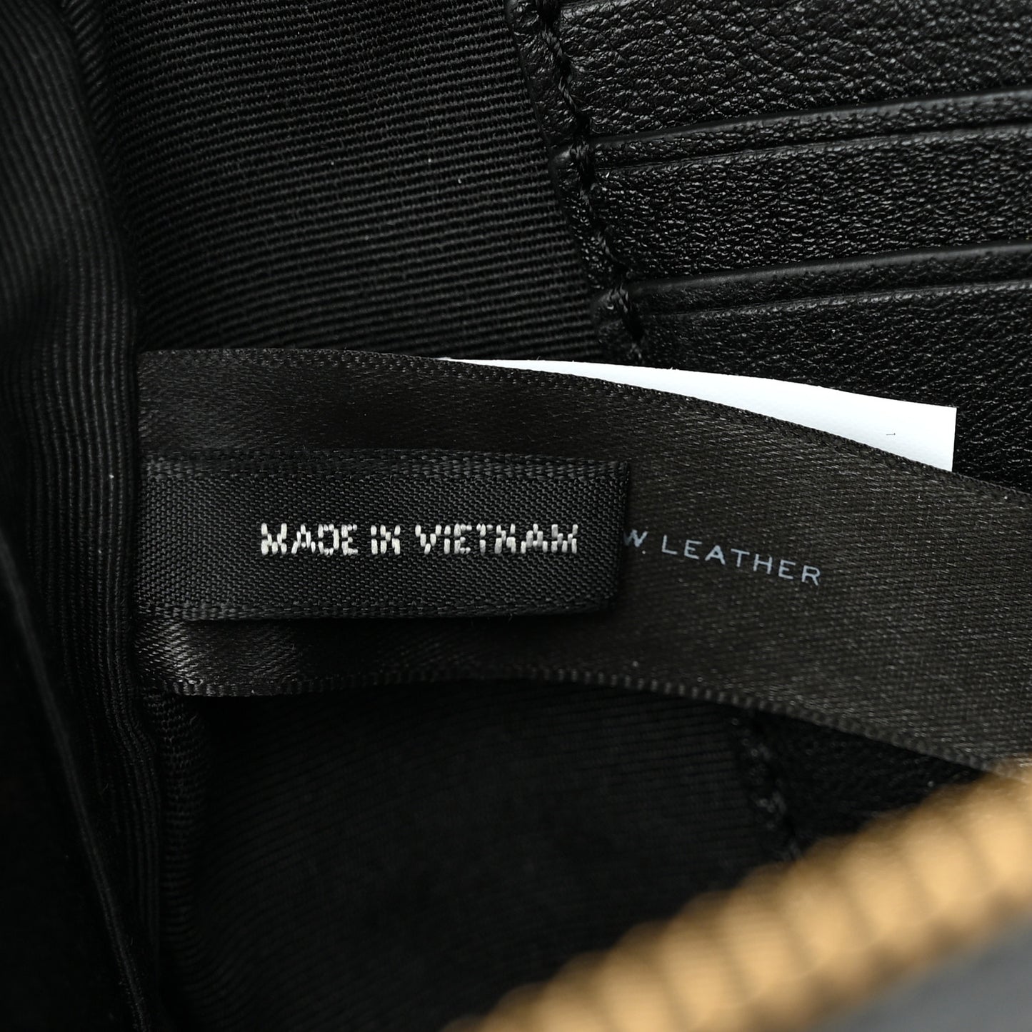 Grained Calfskin Quilted The Status Round Crossbody Black