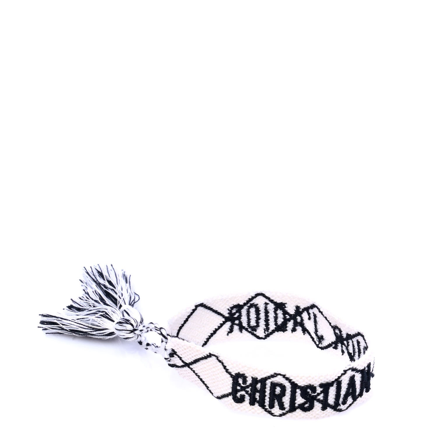 Christian Dior Woven Cotton J'Adior Friendship Bracelet Set White Multicolor 4 of 4